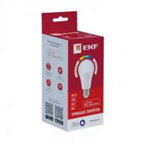 Умная лампа 8Вт WIFI RGBW E27 EKF