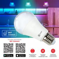 Умная лампа 8Вт WIFI RGBW E27 EKF