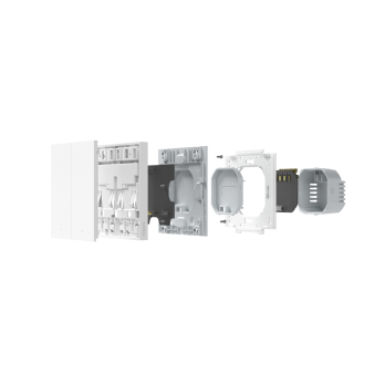 Умный выключатель Aqara Smart wall switch H1 (2 кл., без нейтрали)