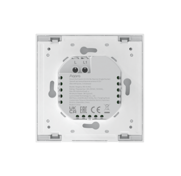 Умный выключатель Aqara Smart wall switch H1 (1 кл., без нейтрали)
