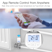 Умная термоголовка MOES Zigbee ZTRV-ZX-TV01