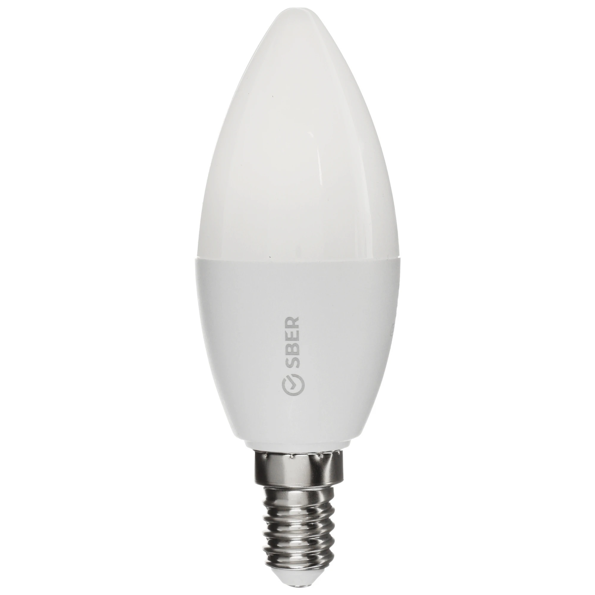 Умная Wi-Fi лампа свеча 5,5 Вт Е14 Sber