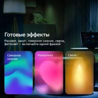 Умная Wi-Fi лампа яркая 14Вт Е27 Sber