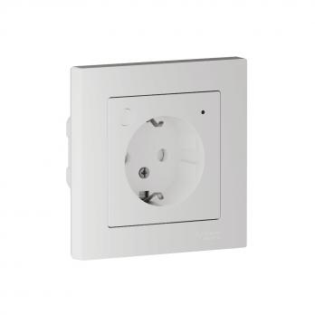 ATLASDESIGN SMART розетка Zigbee, L+N, ATN000145Z Systeme Electric белая