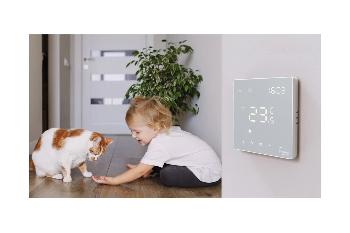 ARTGALLERY Wi-Fi терморегулятор программируемый белый GAL000138 Systeme Electric