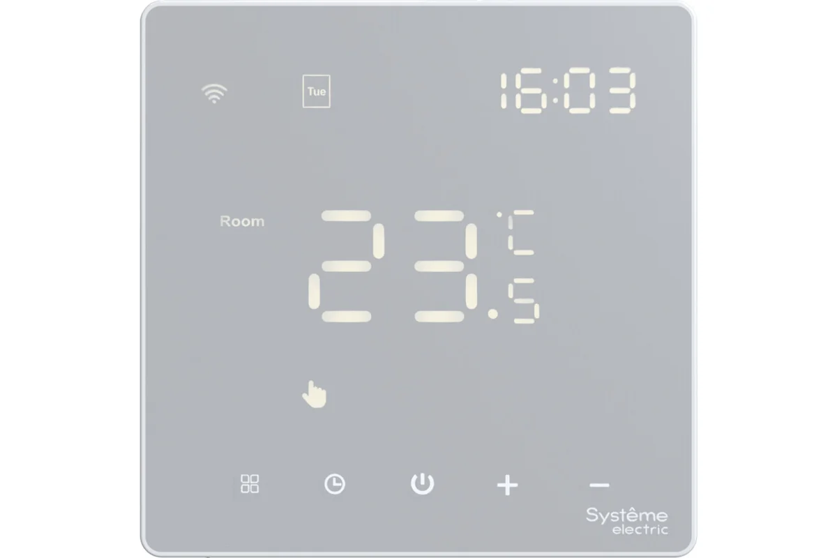 ARTGALLERY Wi-Fi терморегулятор программируемый белый GAL000138 Systeme Electric