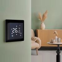 Терморегулятор Wi-Fi сенсорный белый Русское черный ТР-515