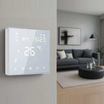 Терморегулятор Wi-Fi сенсорный белый Русское тепло ТР-505