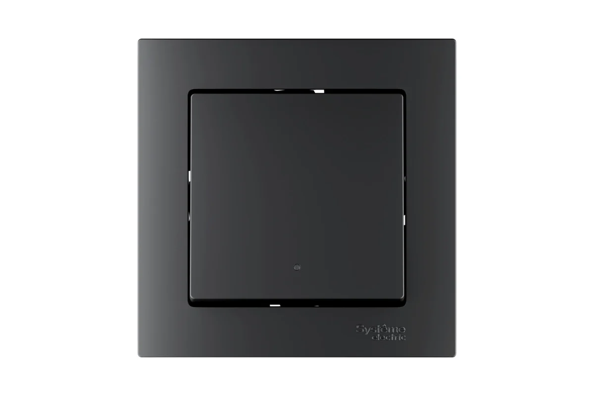 ATLASDESIGN SMART Zigbee выключатель 1-кл ATN001013Z Systeme Electric карбон