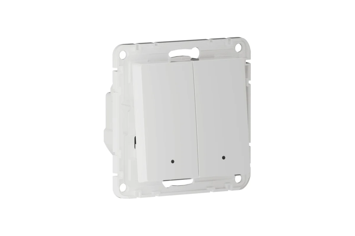 ATLASDESIGN SMART Zigbee выключатель 2-кл ATN000153Z Systeme Electric белый